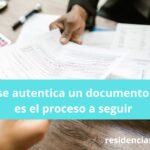 Cómo se autentica un documento y cuál es el proceso a seguir