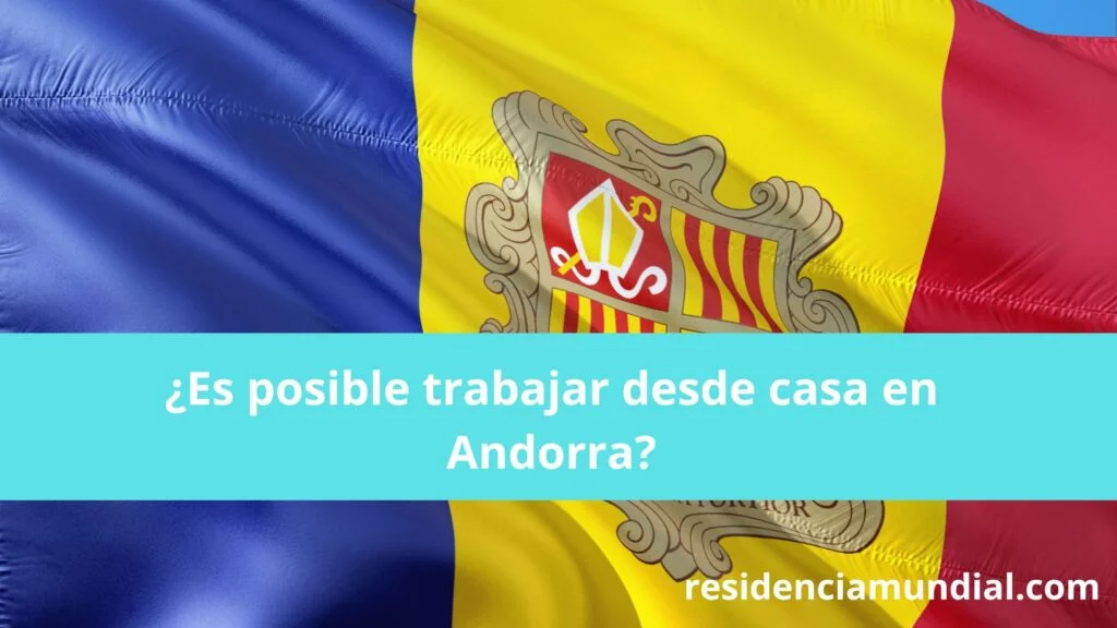 trabajar desde casa en Andorra